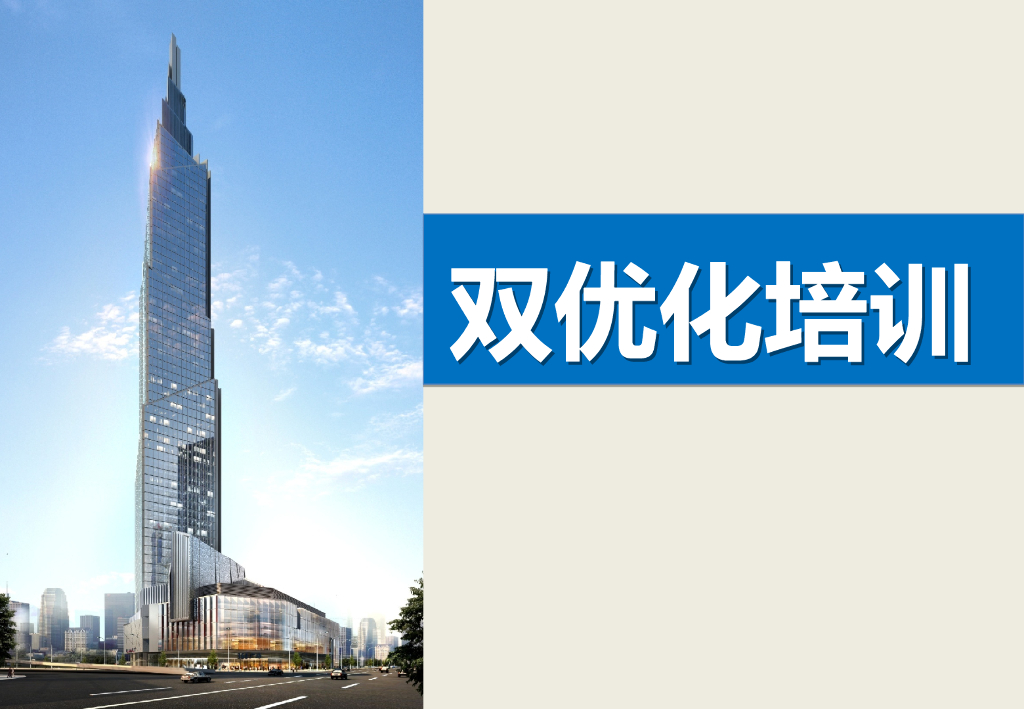 名企双优化培训讲义（含多个案例）