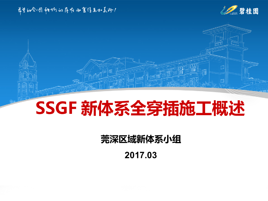 SSGF新体系全穿插施工概述（图文并茂）