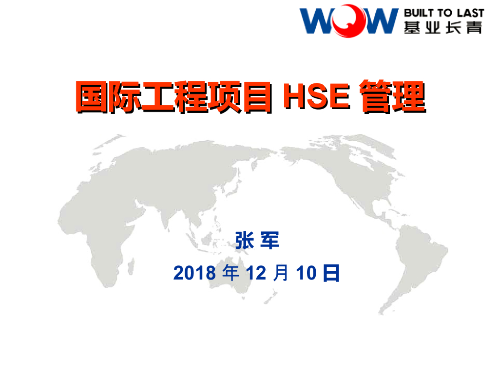 国际工程项目HSE管理（125页）