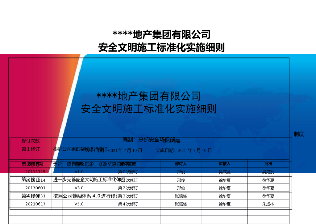 地产集团安全文明施工标准化实施细则134页