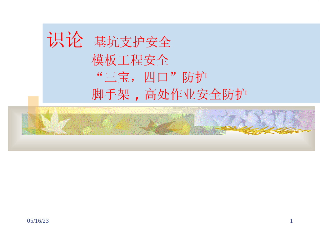 [全国]基坑支护安全管理(共99页)