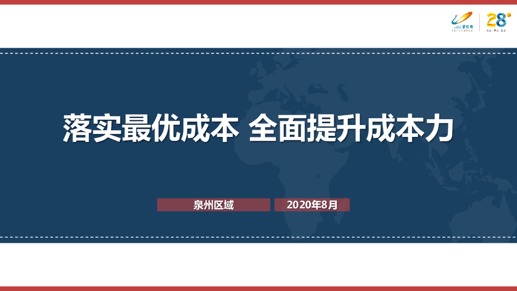 标杆地产最优成本全面提升讲解（2020年）