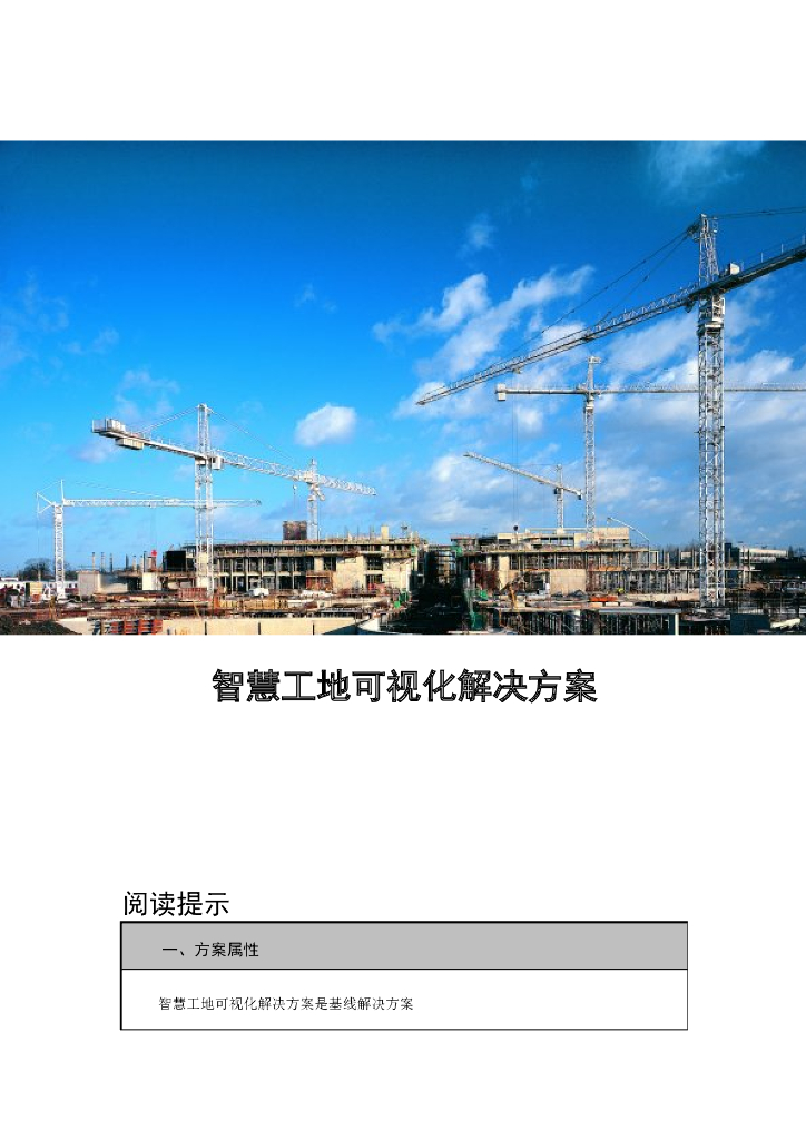 智慧工地可视化解决方案（94页）