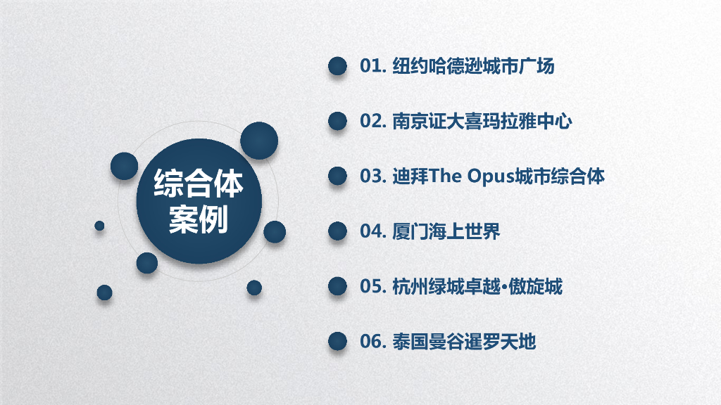 商业综合体项目设计案例汇总（共6个案例）