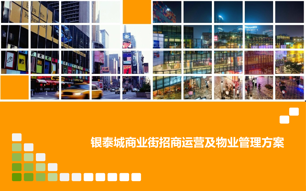 商业街招商运营及物业管理方案（100页）