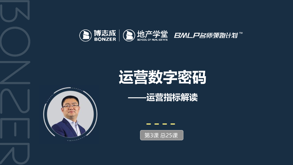 房地产运营密码——运营指标解读课件