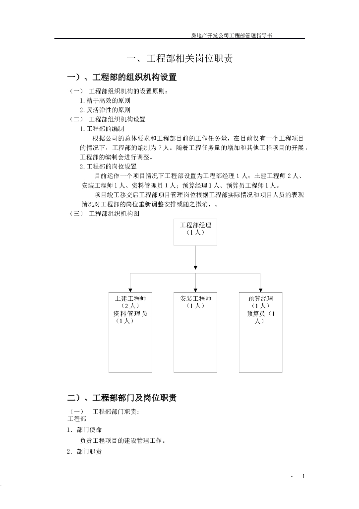 房地产公司工程部管理指导书（共72页）