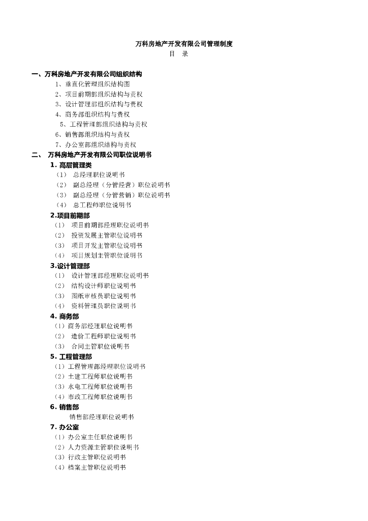 房地产集团公司全套管理制度及流程（共213页）