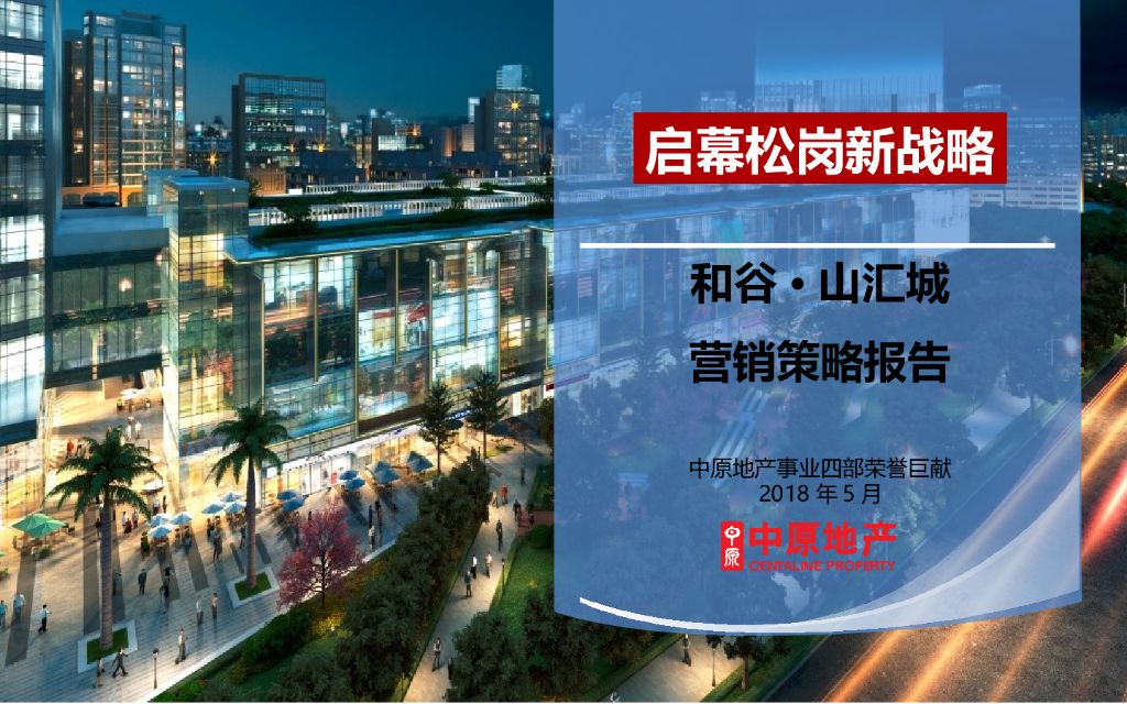 山汇城综合体公寓营销策略报告