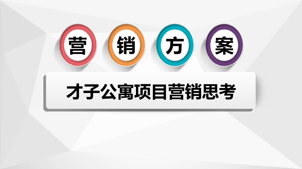 经典公寓项目营销方案（105页）