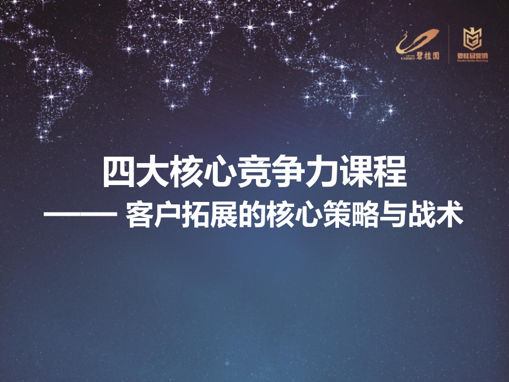 知名地产客户拓展的核心策略与战术（87页）
