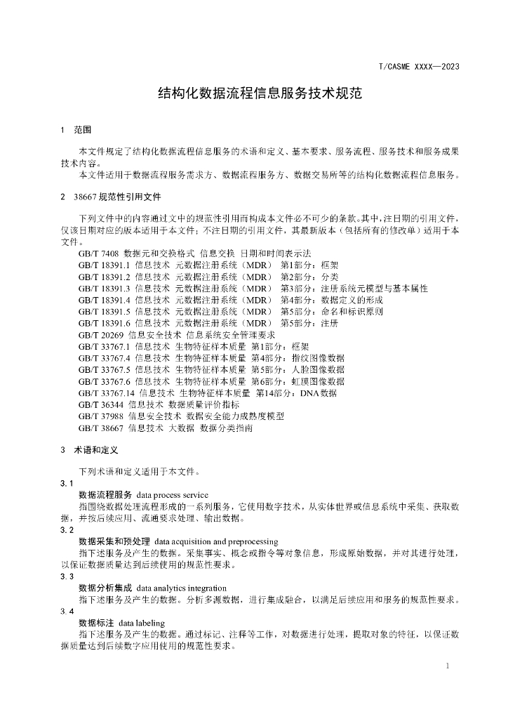 T/CASME XXXX-2023 标准预览