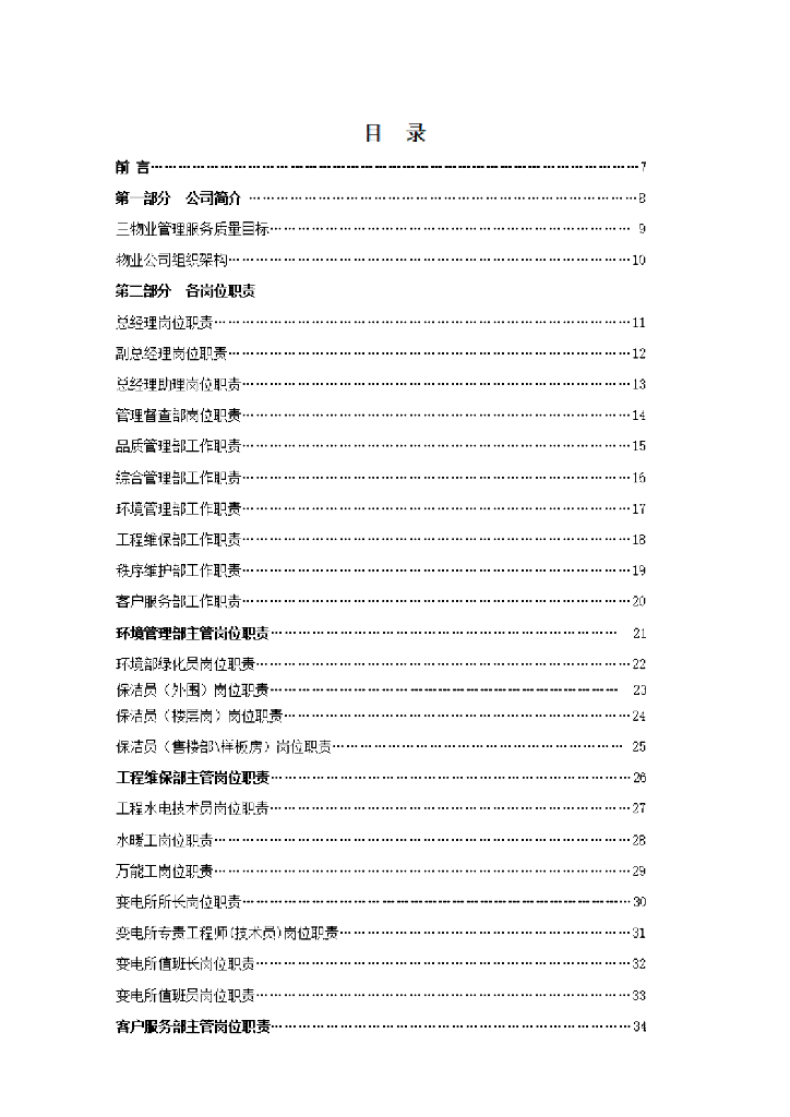 物业公司物业管理制度汇编（223页）