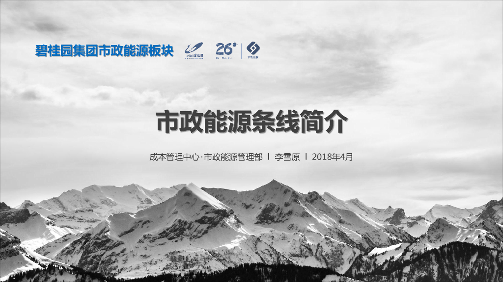 BGY市政能源条线简介