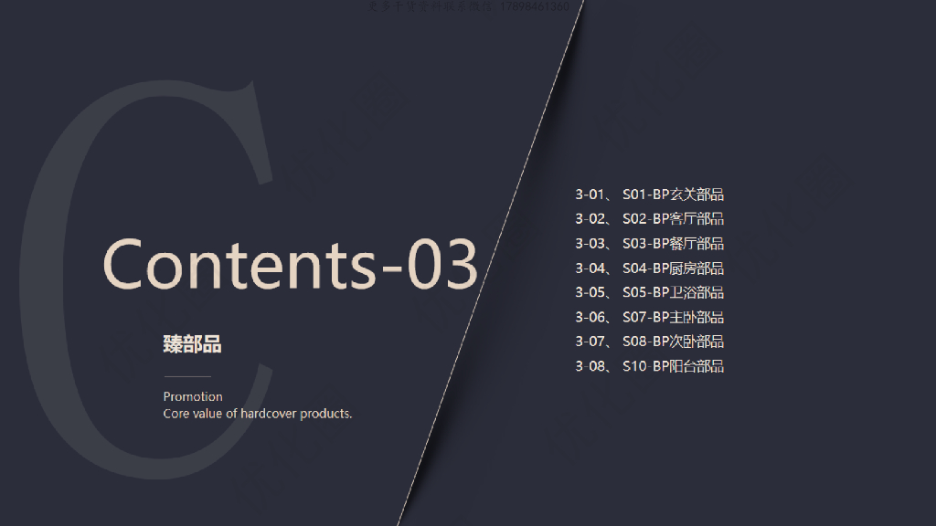 知名地产集团部品产品研究手册