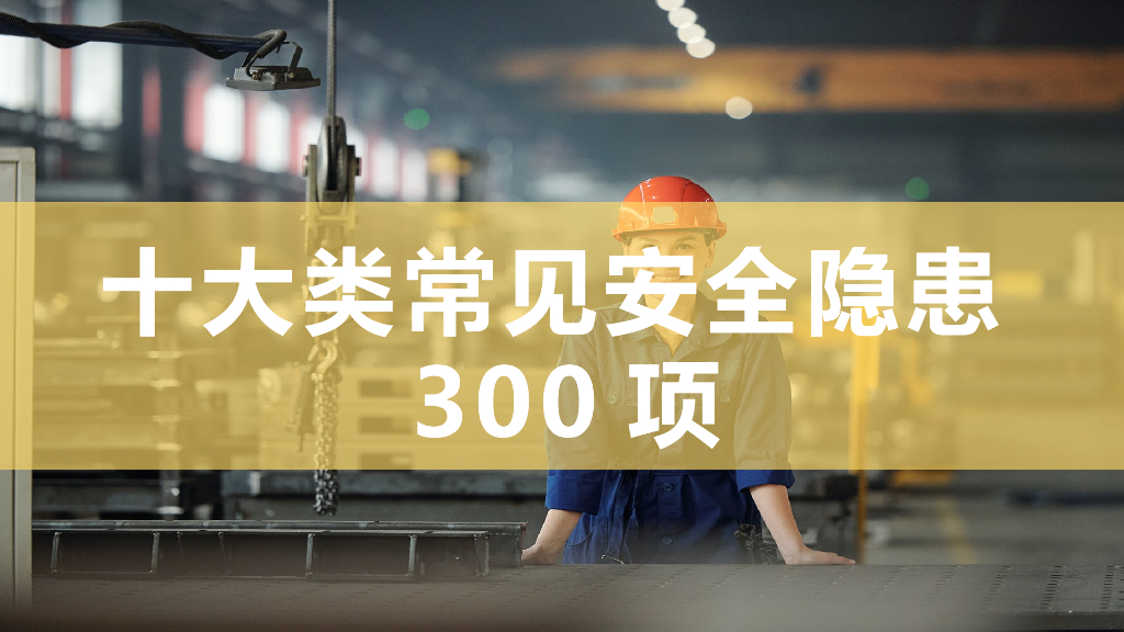 十大类常见安全隐患300项（89页）