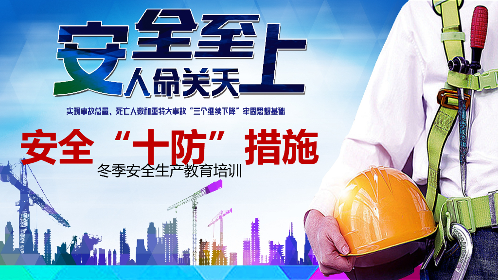安全生产十防措施教育培训（PPT）