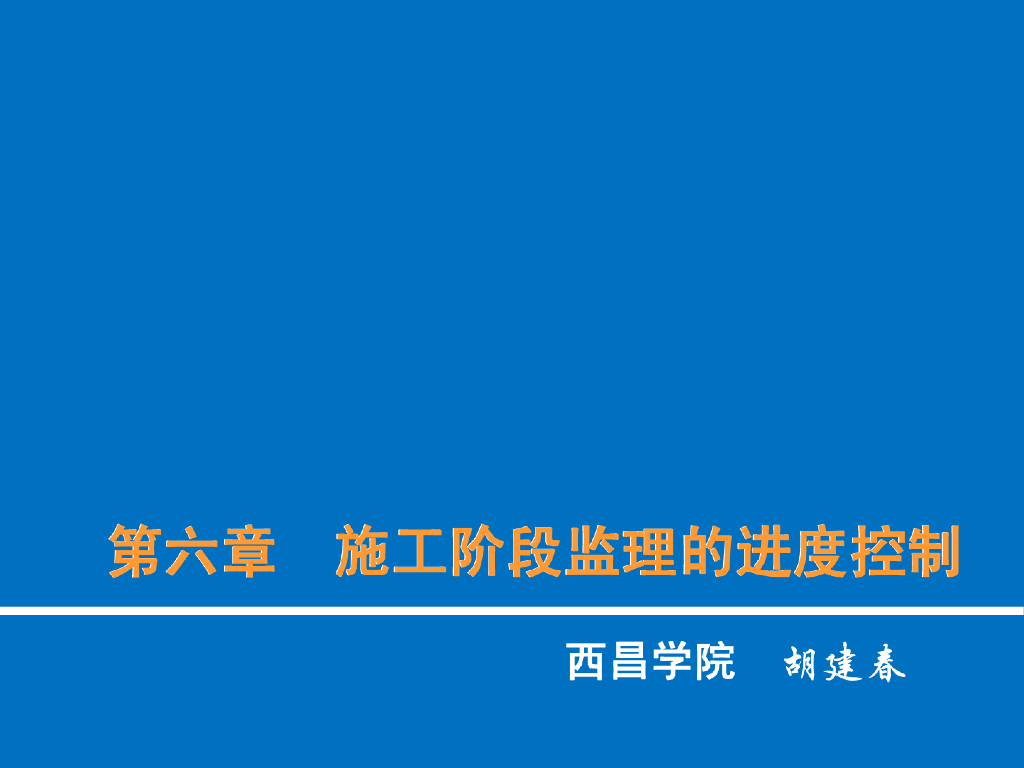 施工阶段监理的进度控制（117页）