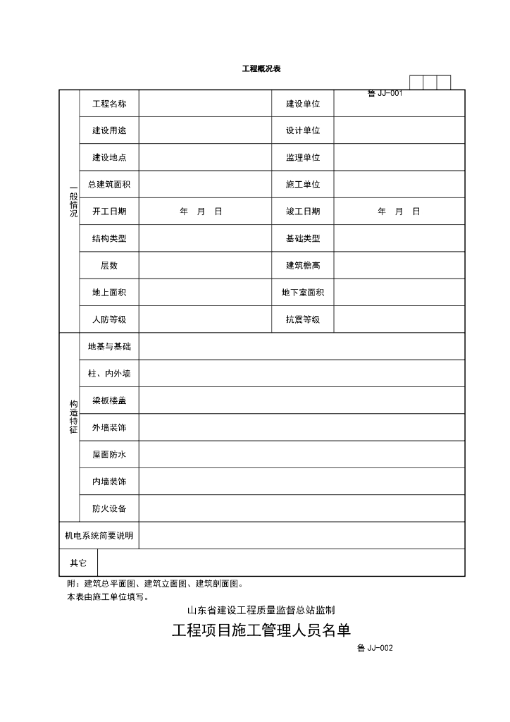 [山东]建筑工程监理资料全套表格（220页）