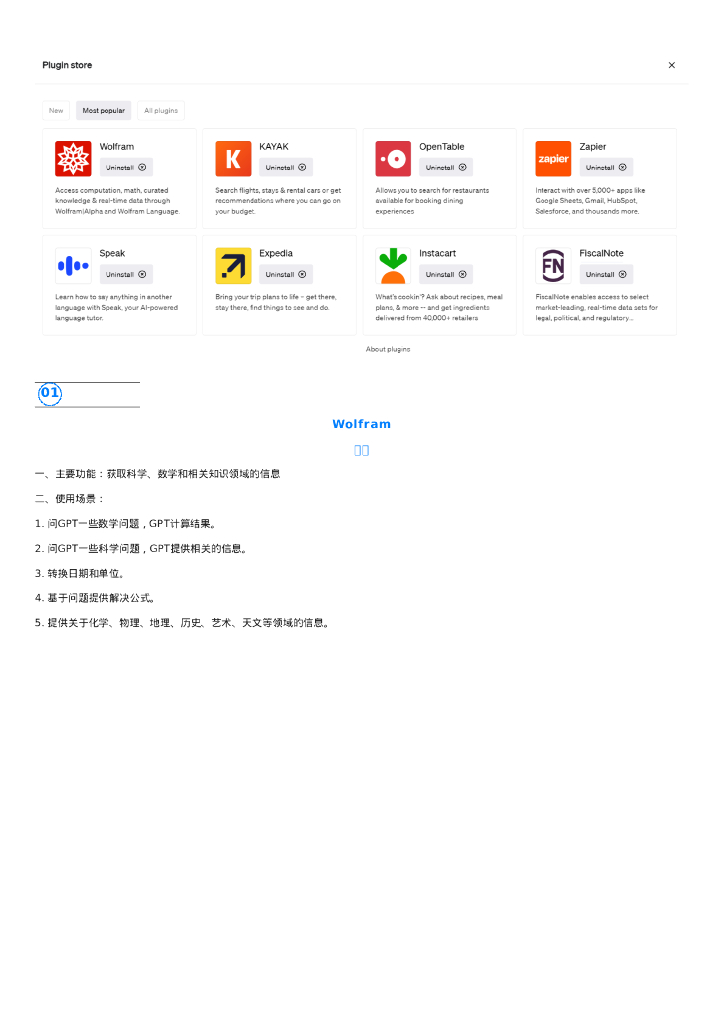 OpenMediation：2023年ChatGPT Plus 80+插件应用报告_第7页