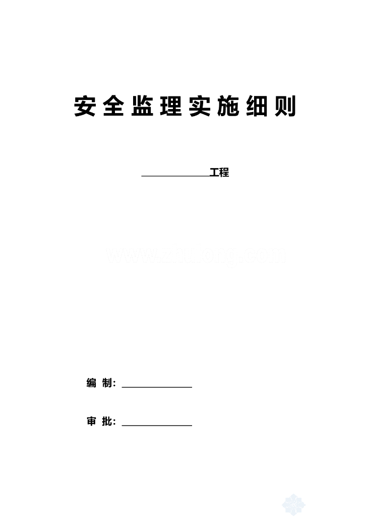 安全监理实施细则（共52页）