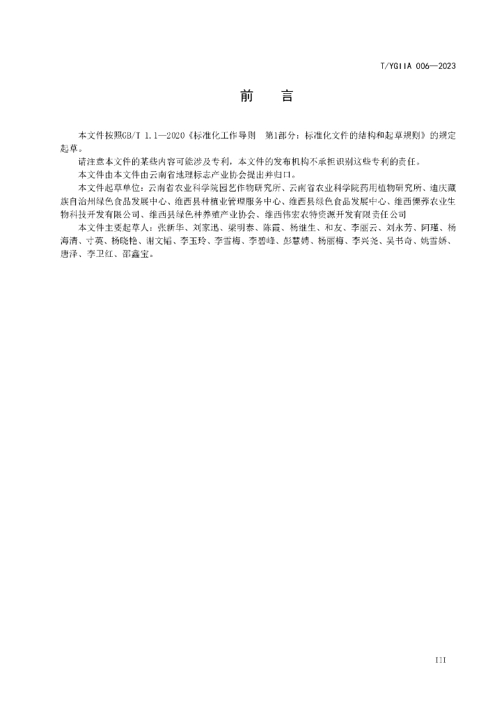 T/YGIIA 006-2023 标准预览