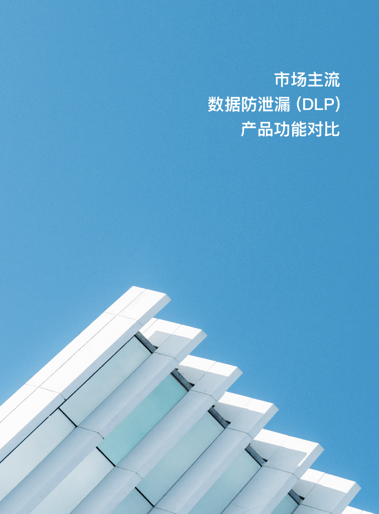 数据防泄漏（DLP）产品功能对比
