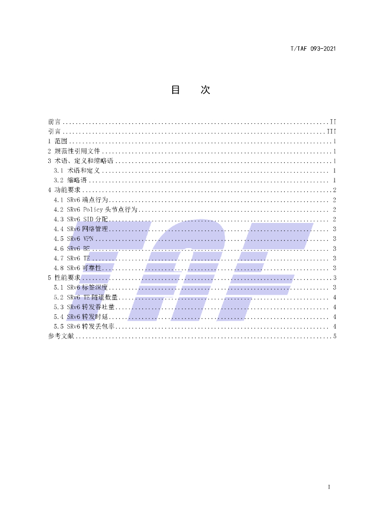 T/TAF 093-2021 标准预览