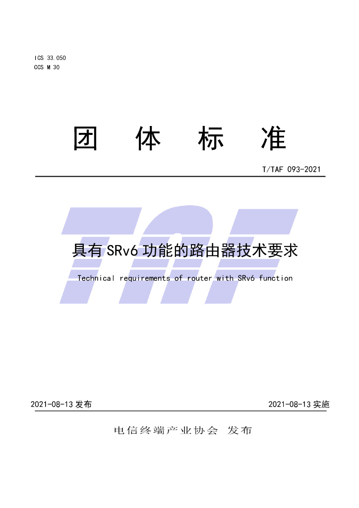 T/TAF 093-2021 标准预览