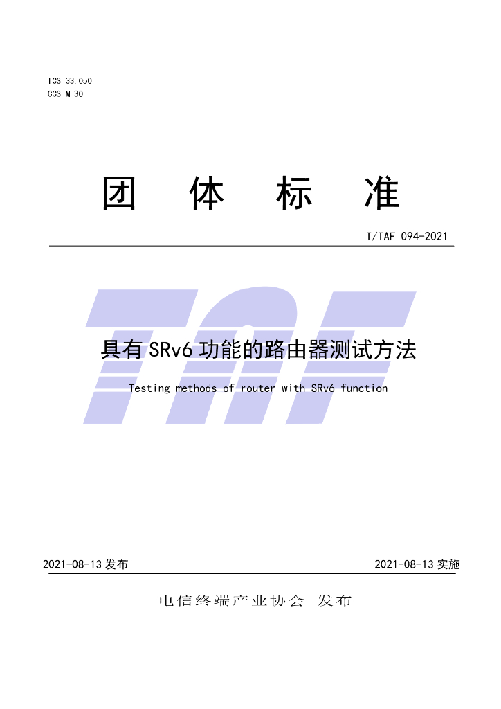 T/TAF 094-2021 标准预览
