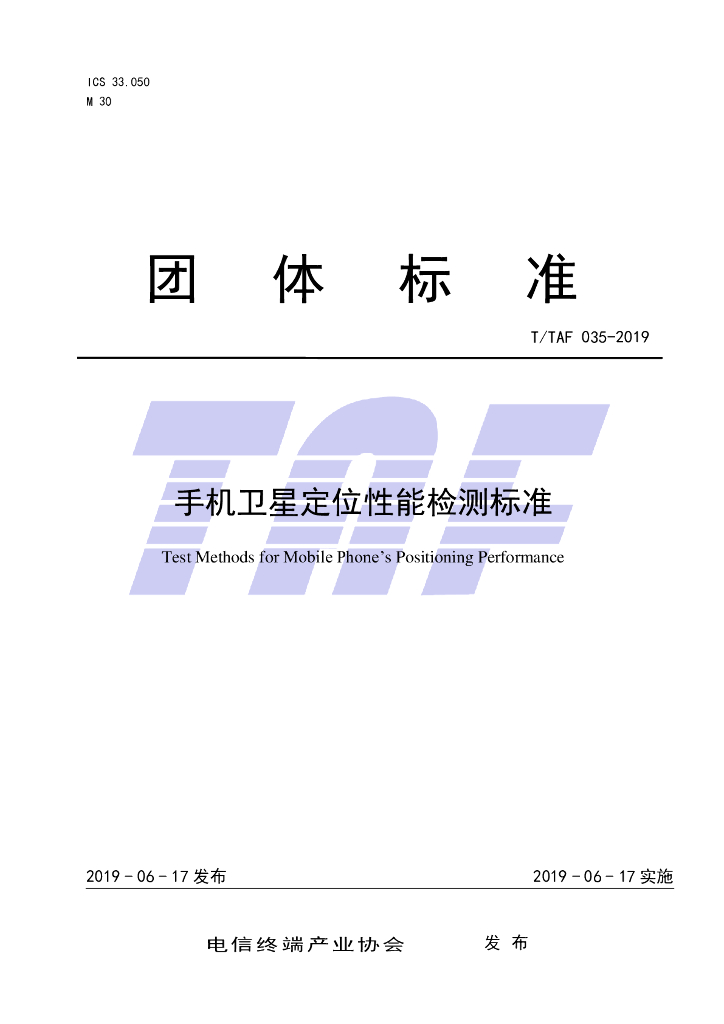 T/TAF 035-2019 标准预览