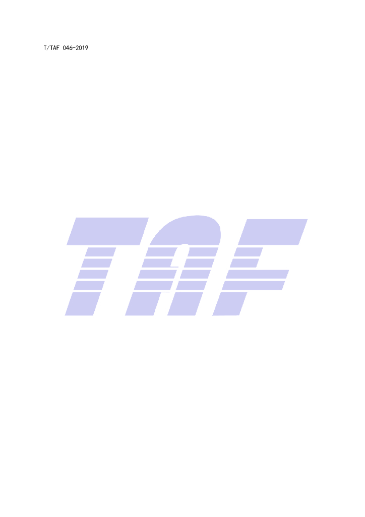 T/TAF 046-2019 标准预览