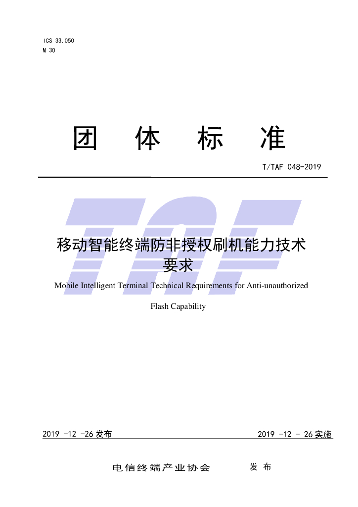 T/TAF 048-2019 标准预览