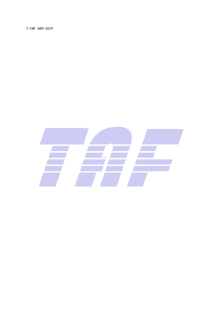 T/TAF 049-2019 标准预览