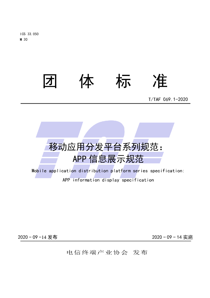 T/TAF 069.1-2020 标准预览