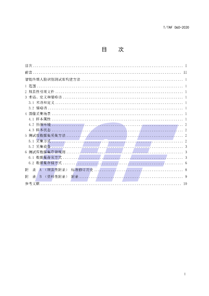 T/TAF 060-2020 标准预览