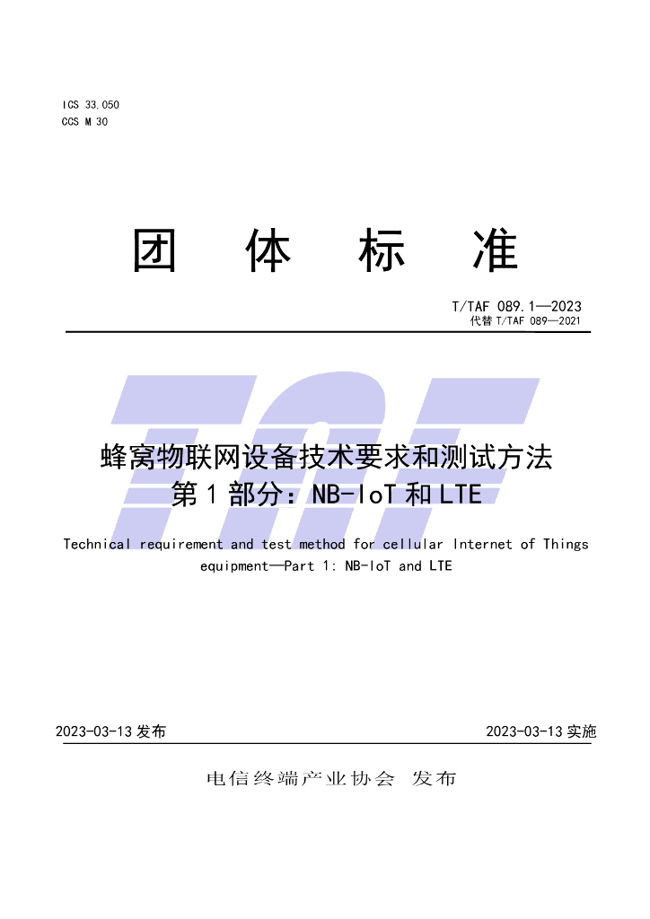 T/TAF 089.1-2023 标准预览