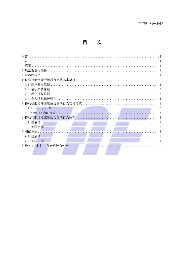 T/TAF 146-2023 标准预览