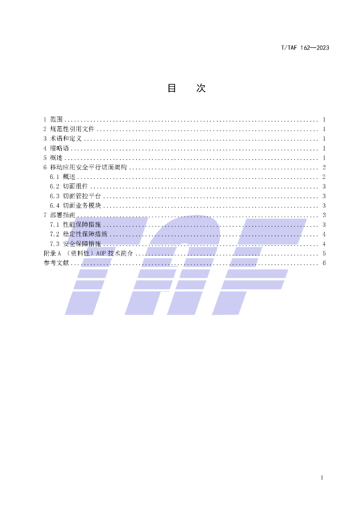 T/TAF 162-2023 标准预览