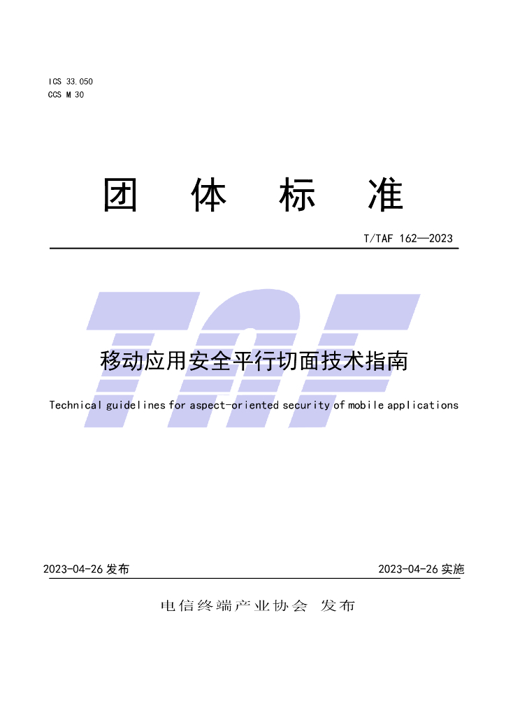 T/TAF 162-2023 标准预览
