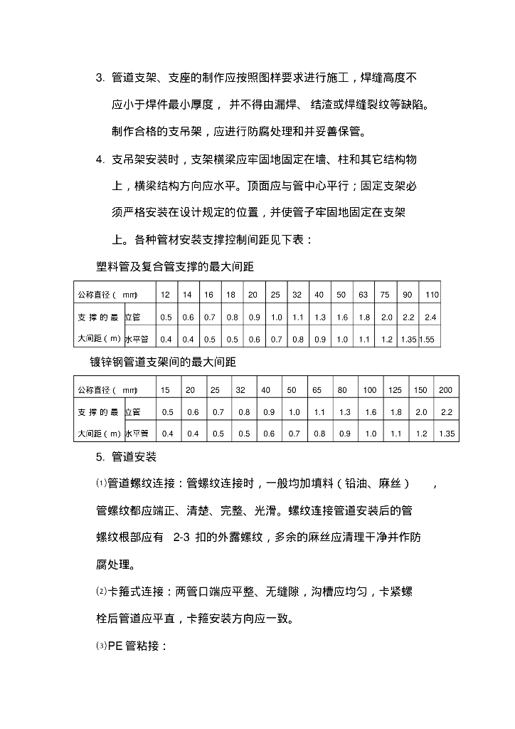北京高层住宅给排水、消防系统施工组织设计_第7页