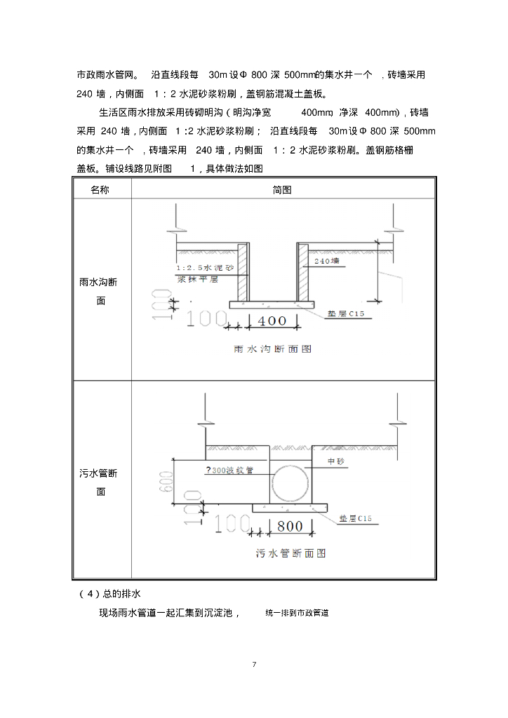 某单体建筑施工现场临时排水施工方案_第9页
