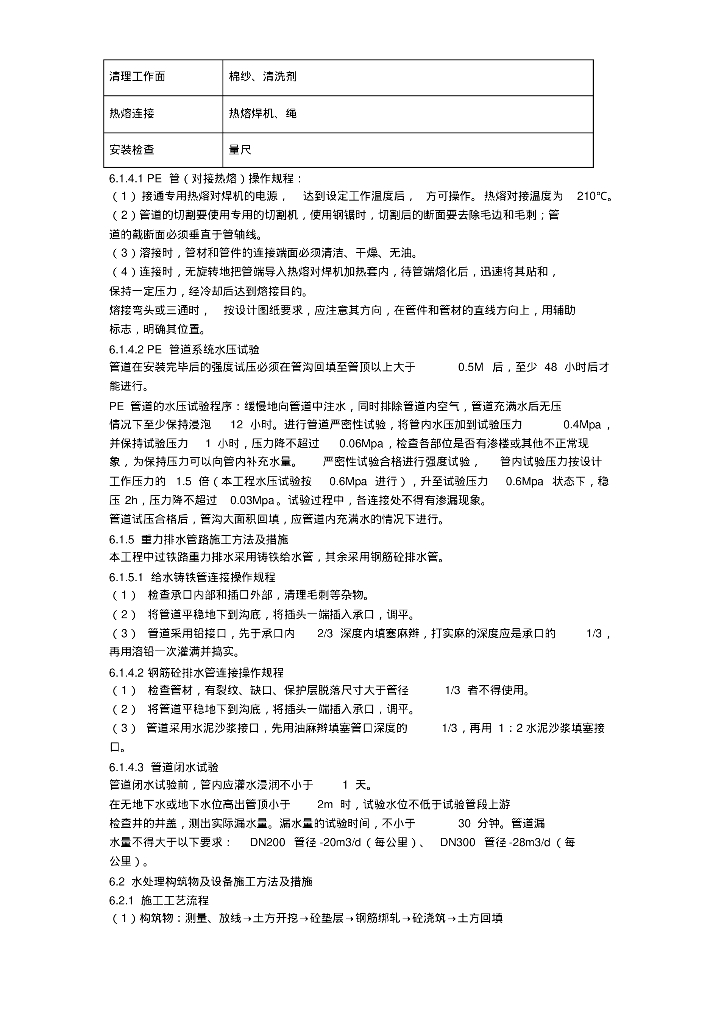 火车站室外给排水施工组织设计方案（超详细、超全面）_第9页