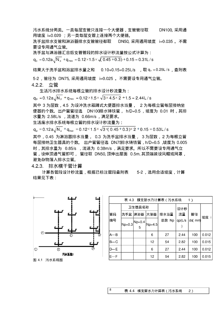 扬州市某宿舍给排水课程设计_第10页
