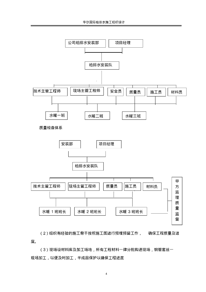 某工程给排水施工组织设计_第8页