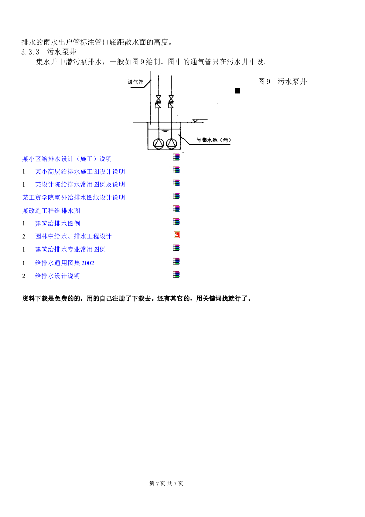 给排水设计图纸及说明10例_第7页