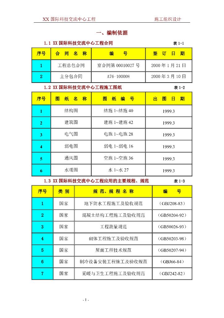 国企丨北京某综合楼全专业施工方案
