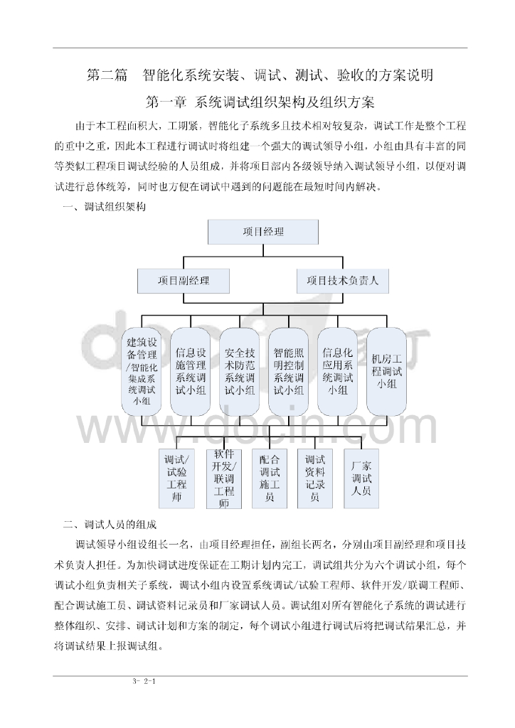 中石油酒店智能化系统安装、调试、测试、验收方案说明