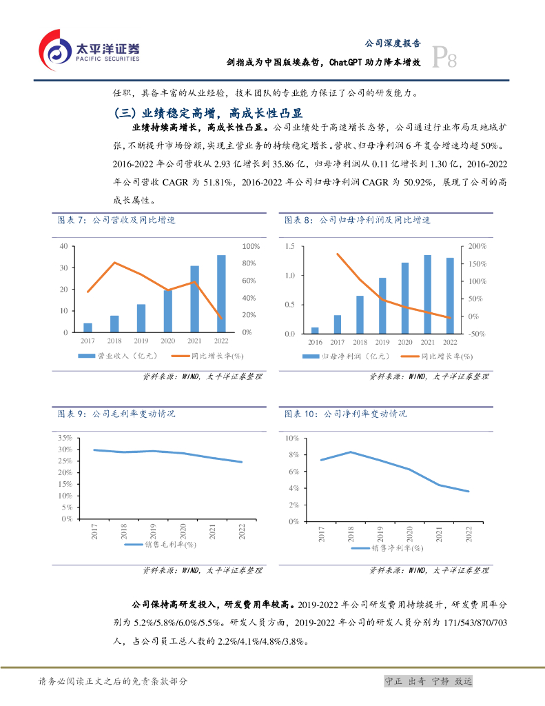 太平洋证券：法本信息（300925）-剑指成为中国版埃森哲，ChatGPT助力降本增效_第8页
