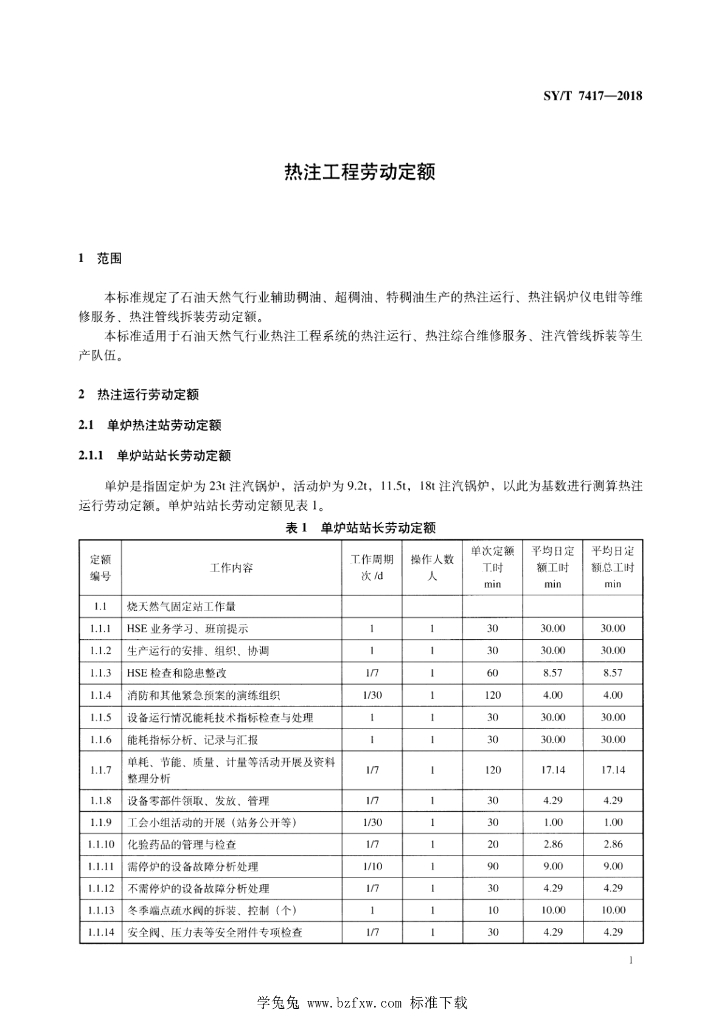 SY/T 7417-2018 标准预览